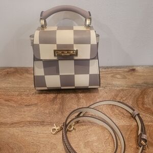 Zac Posen Checkered Mini Satchel